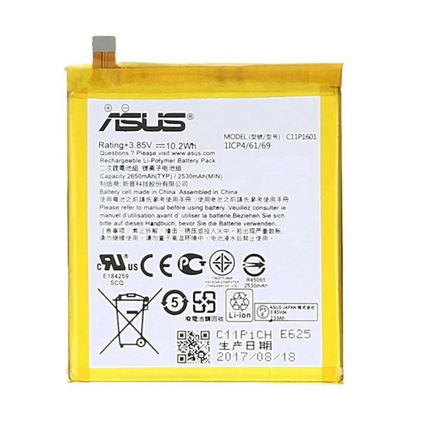BATTERY ZENFONE 3/C11P1601/ZENF LIVE